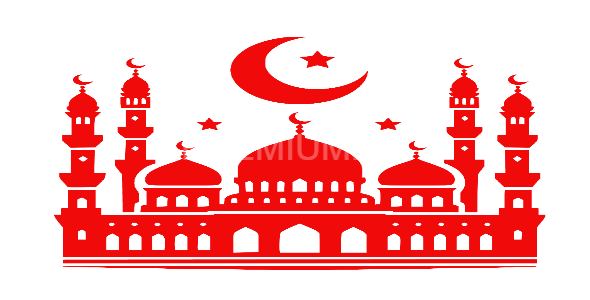 Red Mosque vector design Red Mosque vector design - buy online | Digital Service Market