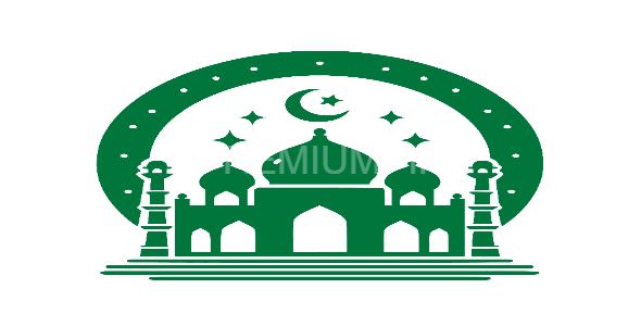 Green color Mosque vector design Green color Mosque vector design - buy online | Digital Service Market