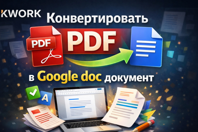 Конвертировать PDF в Google doc документ