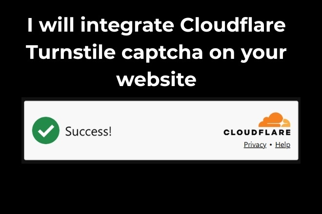 Я интегрирую Cloudflare Turnstile Капча на ваш сайт