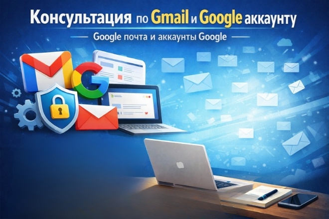 Консультация по Gmail и Google аккаунту Google почта и аккаунты Google